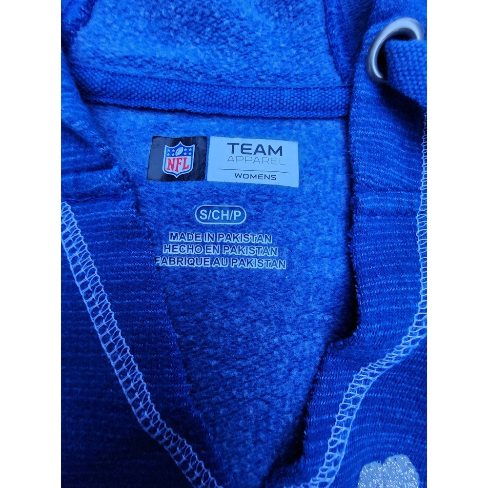 Indianapolis Colts NFL Team Apparel Glitter Graphic Hoodie Small Womens‎ - Picture 2 of 4